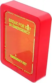 Alipis 1Set Wall Mounted Fireproof Key Box for Emergency Storage for Keys Valuables for Home Office Use Weatherproof Design Quick Release Emergency