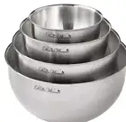 Set of Four (4) Pioneer Woman ~ Stainless Steel ~ Mixing Bowl Set ~ Nesting Size