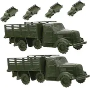 BESPORTBLE Boys and Girls Educational Toy 6pcs Mini Truck Model Toys Decorative Storage Box Great for Home Office