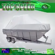 19ft-21ft 600D Boat Cover Trailerable Jumbo Polyester Waterproof Marine 8.18M