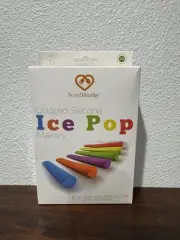 Silicone Ice Pop Molds - Set Of 6 Colorful
