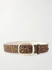 [Isabel Marant] Isabel Marant - Dara Leopard-print Suede Belt - Leopard print - 85 85 Animal print