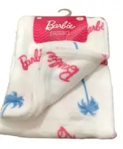 New!! Baby Blanket Barbie Plush 30" x 40" Soft And Cuddly Mattel
