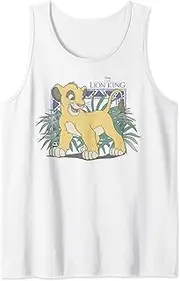 [Disney] Lion King Tropical Happy Young Simba Tank Top