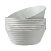 Cereal Bowl Set of 8 Soup Bowls 36 Ounces Unbreakable Wheat Straw Bowls