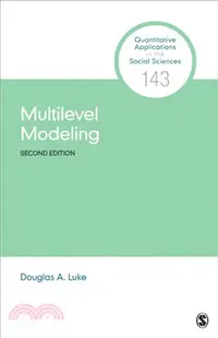 在飛比找三民網路書店優惠-Multilevel Modeling