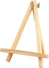 DOITOOL 1pc Small a Frame Wood Display Easel Photo Frame Bracket Artist Triangle Easel for Tabletop Use for Photos and Paintings
