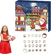 Bracelet Advent Calendars - Jewelry Advent Calendars,Christmas Charm Bracelet, 24 Days Christmas Countdown Calendar for Girls Boys