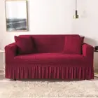 NNEDSZ Elastic sofa cover wine red (145-185cm)