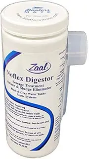 Zaal NoFlex Digestor Boat and RV Sewage Treatment | Liquifies and Removes Sludge, BuildUps, Neutralizes Bad Odors, Eliminates Waste | No Harsh Chemicals, Leaves Septic Tank Clean, Healthy and Odorless