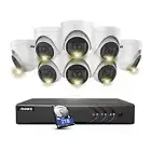 ANNKE 5MP Dome Audio Security Camera Home CCTV System IR & Color Night Vision