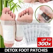 Detox Foot Patches Deep Cleansing Pads Pain Relief Sticky Sleep Toxin Removal AU