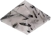Haofy Crystal Pyramid Black Tourmaline, Energy Healing Tower/Healing Crystal Pyramid for Protection & Positive Energy/Quartz for Home Decor