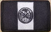 New York City Flag Patch Morale Tactical Emblem W/ VELCRO® Brand Fastener #27