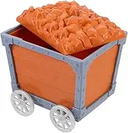 CORHAD Mineral Car Pirate Chest Treasure Chest for Mining Cart Treasure Chest Mining Cart Pirate Chest Plastic Orange