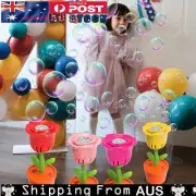 Automatic Flower Bubble Machine,Sunflower Bubble Makers Bubble Toys With Musicㅿ