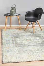 Rhythmic Tuneful Grey Rug