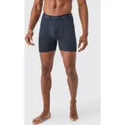 Mens Black Premium Modal Mix Long Length Boxer