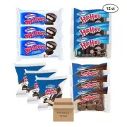 Hostess DingDongs, HoHos, Mega Muffin Double Choc, and Iced Devil's Food 12 Pack