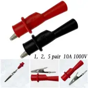 Red and Black Clip Test Kit for Diverse Circuit Testing Scenarios