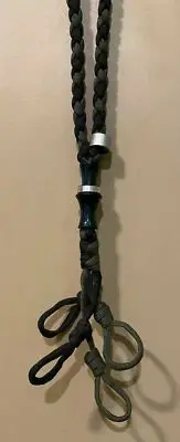 Paracord Duck Goose Waterfowl Predator Call Black Green w/ Mini Call & Metal Tag