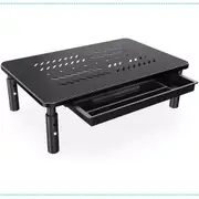 Monitor Stand Computer Desk Riser & Adjustable Height & for Laptop Printers With drawer