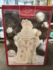 Lenox Florentine & Pearl Jeweled Santa Cookie Jar Limited Edition 2003 Rare Vtg