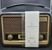 Vintage Style AM/FM Bluetooth Radio Hearth & Hand Magnolia Portable