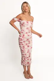 [PUP66] Cyra Midi Dress - Rose XS rose