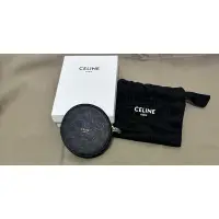 在飛比找蝦皮購物優惠-Celine 老花防刮圓形零錢包 法國帶回全新正品