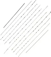 Nail Art Chain Jewelry Metal DIY Chain Nail Gems for Home Use Nail Salon Decorations
