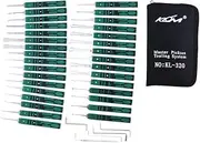 AGOUH 32Pcs Lock Pick Training Kit with Tension Tools,Locksmith Professional Tools