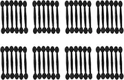 50 Pcs Eyeshadow Applicator Set Eyeshadow Sponge Stick Eyeshadow Brush Kit Makeup Applicator Brush Oval Cosmetic Tool