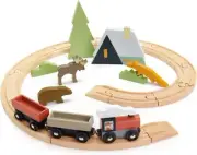 Tender Leaf Toys - Treetops Train Set - Beautiful Wooden Toy Train Set Kids