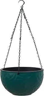 B Baosity Hanging Planter Basket Plant Pot Versatile Chlorophytum Pot Practical Flower Basket Gardening Pot for Patio Porch Living Room, Green