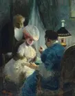 The Fortune Teller : Albert Guillaume : 1922 : Archival Quality Art Print