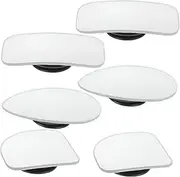 MUCKLILY 6pcs Frameless Auxiliary Mirror for Cars Durable Wide Angle View Rearview Mirror for Safe Driving Parking Essential Car Accessories