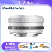 TTArtisan AF 27mm f/2.8 XF autofocus lens for Fujifilm X mount =White=