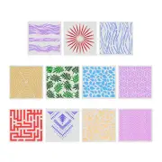 20Pcs Childrens Stencils Painting Stencil Stencil Drawing Kit Fabric