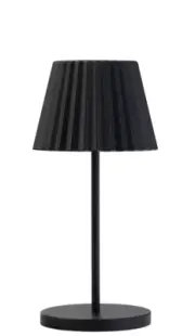 LED Cordless Lamp Black Dominica Utopia Illumina Lighting Restaurant
