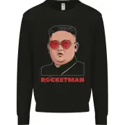 Rocket Man Kim Jong-un Missile Test Funny Kids Sweatshirt Jumper