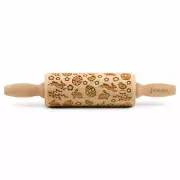 Folkroll motif dough roller Easter mix junior 23 cm rolling pin embossing rol...