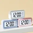 LED Digital Snooze Table Clock Temperature Date Electronic LCD Clock Student