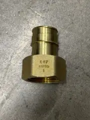 1 PC 1" PEX A X 1" FEMALE NPT EXPANSION ADAPTER EVF