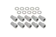 Street Pro Wheel Lug Nut Kit Chrome 002 Street Pro Open End Mag Length 1.46 7/16 .700 Shank Set of 10