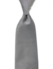 [Cambridge] Formal Silk Tie in Pewter