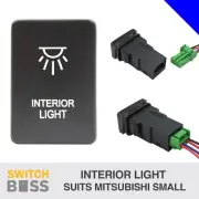 INTERIOR LIGHT Blue LED Short Small Push Switch Suit Mitsubishi Triton Pajero (for: Mitsubishi)