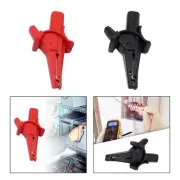 Insulated Alligator Clip 4mm Banana Jack Socket Electrical Testing Test Clip