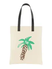 [Palm Angels] Palm Angels-Cotton Canvas Shopping Bag-Uomo UNI