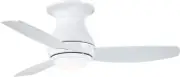 Noble Comfort AM3192 44" Ceiling Fans White LED Light , Remote